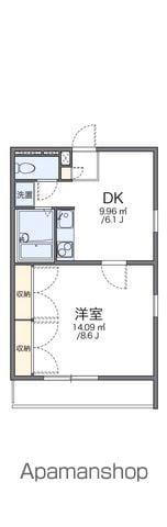 レオパレスサンシャインⅡ(1DK/2階)の間取り写真