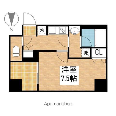 APEX名古屋栄PREMIERLIFE(1K/6階)の間取り写真