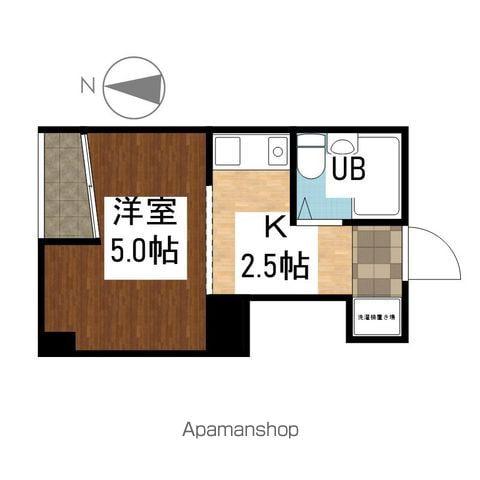 IB・SPOT(ワンルーム/5階)の間取り写真