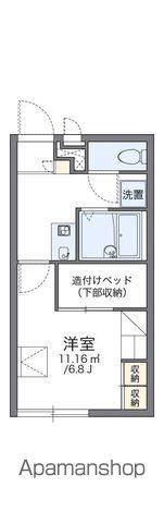 レオパレス北岡パークハウス(1K/2階)の間取り写真
