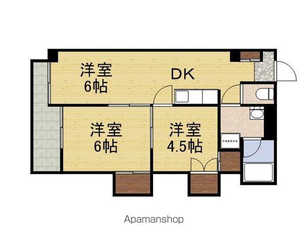 クレッセンド井の頭(2LDK/2階)の間取り写真