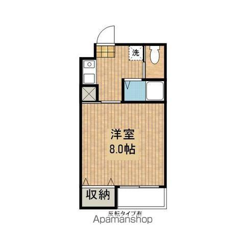 エトワール月が丘(1K/3階)の間取り写真