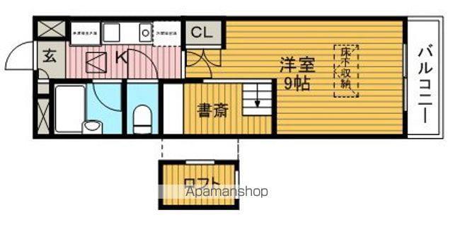 サンプラザ少路(1K/7階)の間取り写真