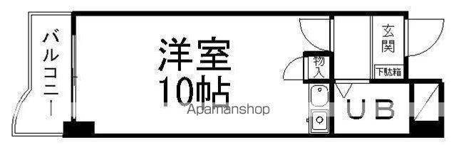 センチュリーマンション(ワンルーム/5階)の間取り写真