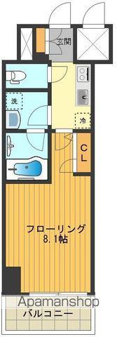 シャーメゾンステージ日野(1K/2階)の間取り写真