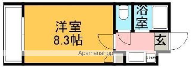 グランマコイ比恵(1K/5階)の間取り写真