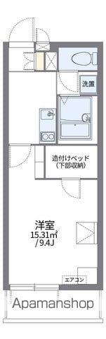 レオパレスジョセリーヌ(1K/3階)の間取り写真