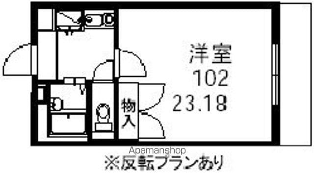 レオパレス文京(1K/1階)の間取り写真