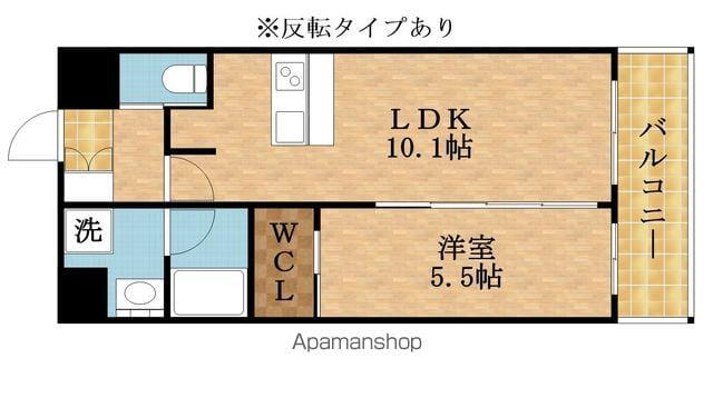 プレジオ西中島ASIAN(1LDK/7階)の間取り写真