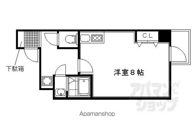 CASA FLUENTE(ワンルーム/5階)の間取り写真