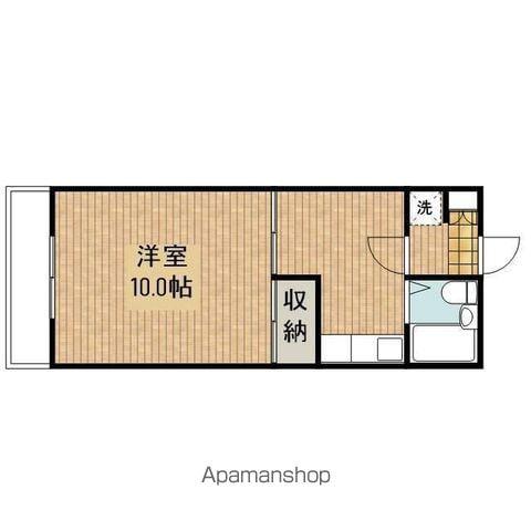 クリナーレ志家町(1DK/6階)の間取り写真