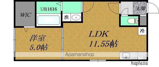 クレステージ西岡(1LDK/2階)の間取り写真