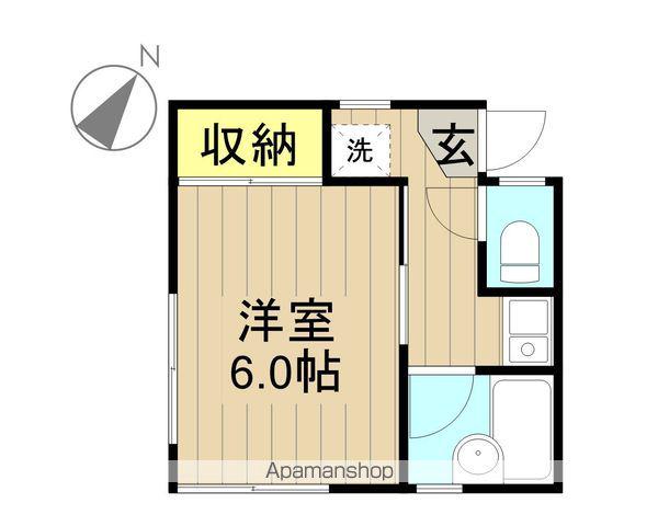 グリーンハイツ南小岩(1K/2階)の間取り写真