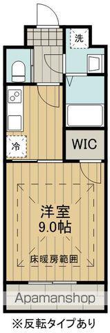 エストレリータ(1K/3階)の間取り写真