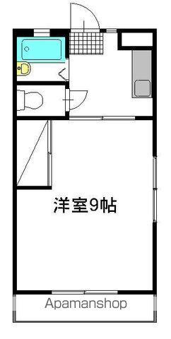 T&Hビル A棟(1K/2階)の間取り写真
