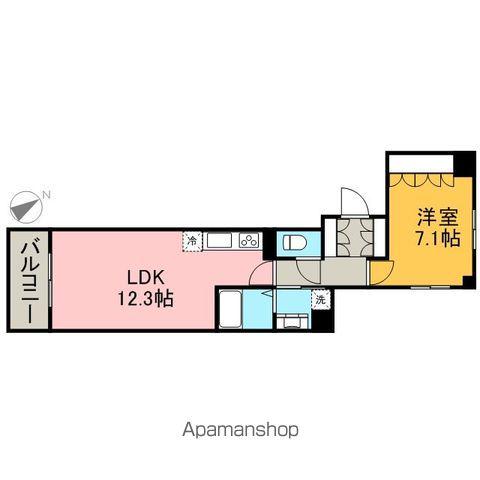 パークアクシス白壁(1LDK/3階)の間取り写真