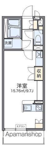 レオネクストアーバンブルー(ワンルーム/3階)の間取り写真