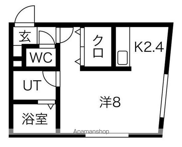 GARDEN サウス1(1K/3階)の間取り写真