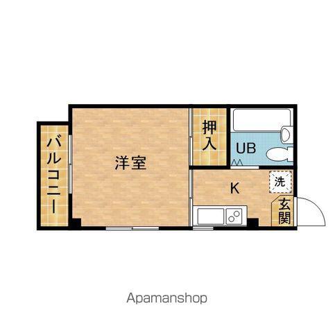 セントラルパレス(1K/2階)の間取り写真