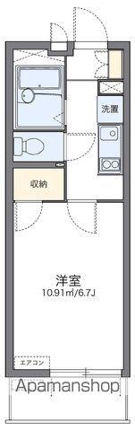 レオパレスK M(1K/3階)の間取り写真