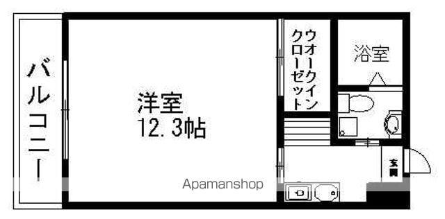 リバーフロントレジデンス(1K/3階)の間取り写真