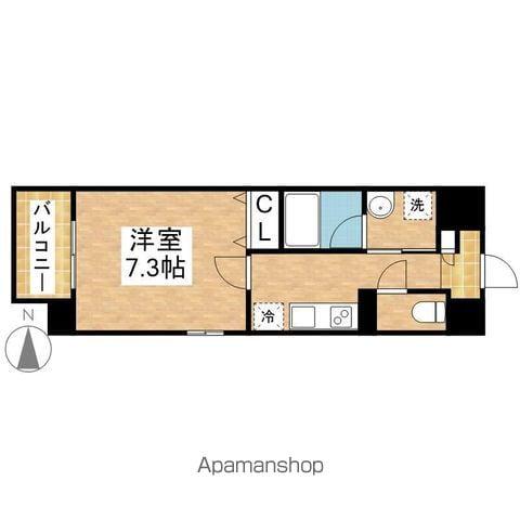 MX-IV(1K/5階)の間取り写真