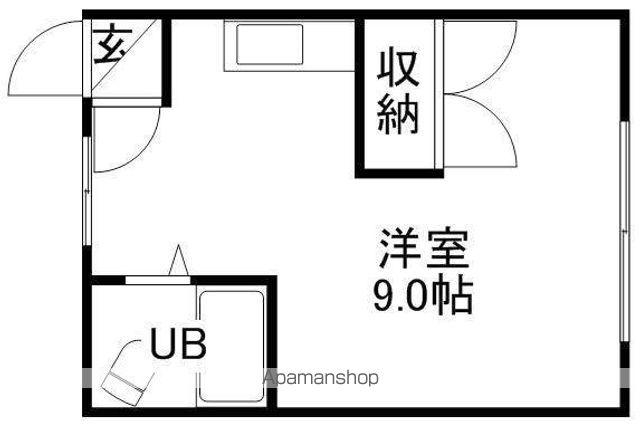 パレス4415(1K/2階)の間取り写真