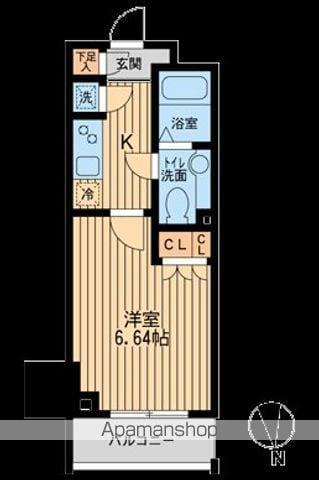 KDXレジデンス東新宿 11階階 間取り