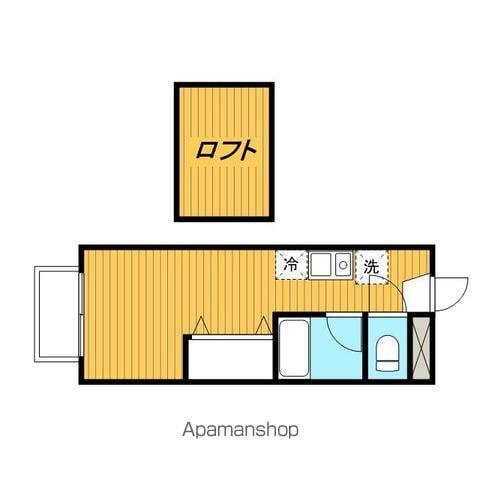 キャニオンクルーズ(ワンルーム/3階)の間取り写真