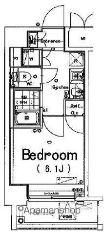 スパシエ アルテシモ VETTA(1K/5階)の間取り写真