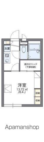 レオパレスTKNⅡ(1K/2階)の間取り写真