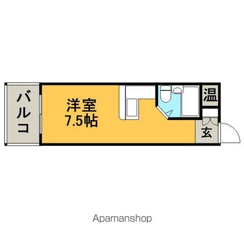 ロマネスク博多駅前(ワンルーム/8階)の間取り写真