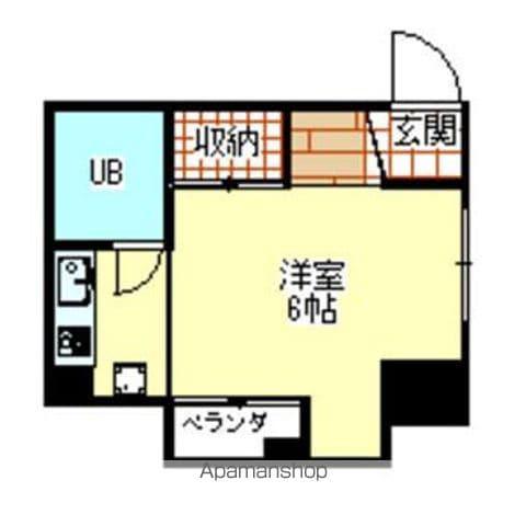 アークハウス中切(ワンルーム/4階)の間取り写真