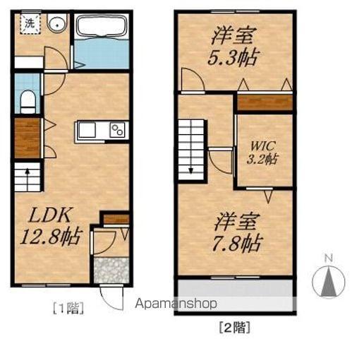 サウスコート(2SLDK)の間取り写真