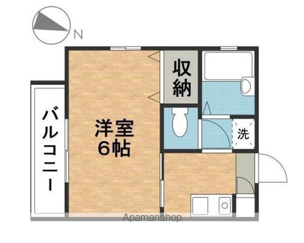 豊肥本線 大分大学前駅 徒歩13分 2階建 築31年(1K/1階)の間取り写真