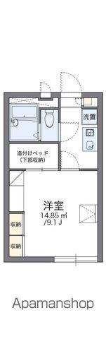 レオパレスサマールK(1K/1階)の間取り写真