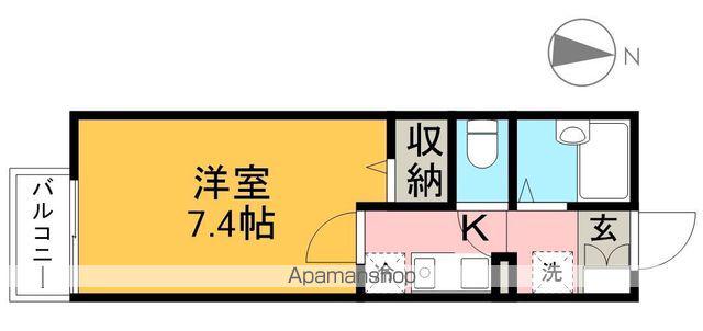 リバーサイド33(1K/2階)の間取り写真