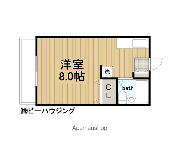 中村ハイツ(ワンルーム/1階)の間取り写真