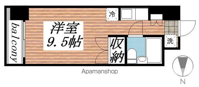 メゾンドプリューム(ワンルーム/5階)の間取り写真