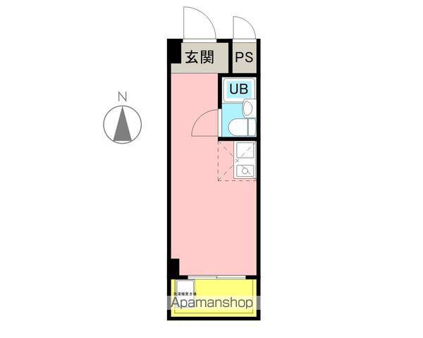スターヒルズマルサン(ワンルーム/4階)の間取り写真