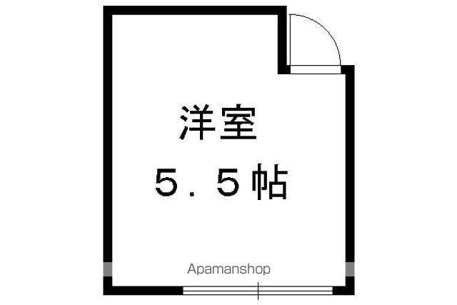 松ヶ崎かえで荘(ワンルーム)の間取り写真