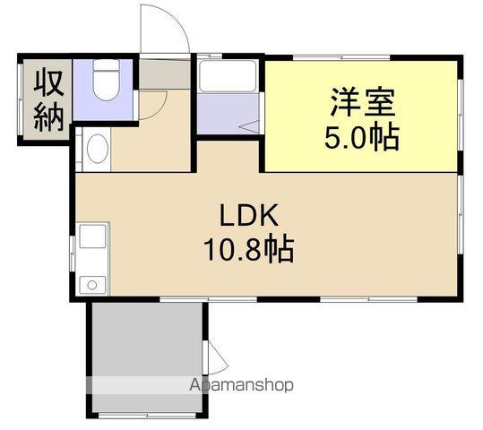 むぎのしまテラス(1LDK/2階)の間取り写真