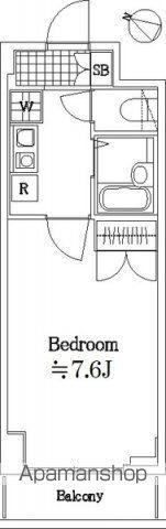 OLIO渋谷西原(1K/1階)の間取り写真