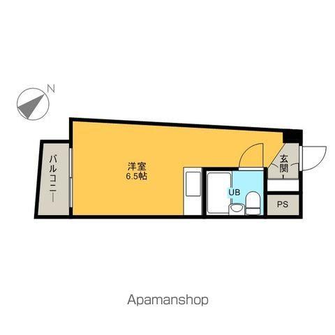 チサンマンション上前津(ワンルーム/4階)の間取り写真