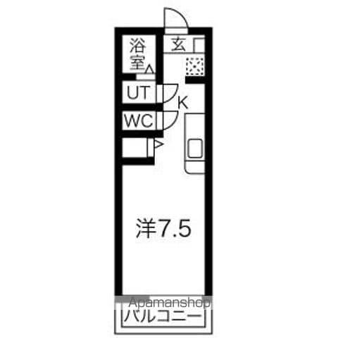 スペチアーレ(1K/1階)の間取り写真
