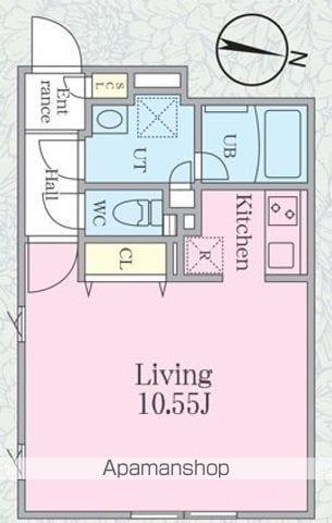 GRAN PASEO明大前Ⅲ(1K/2階)の間取り写真