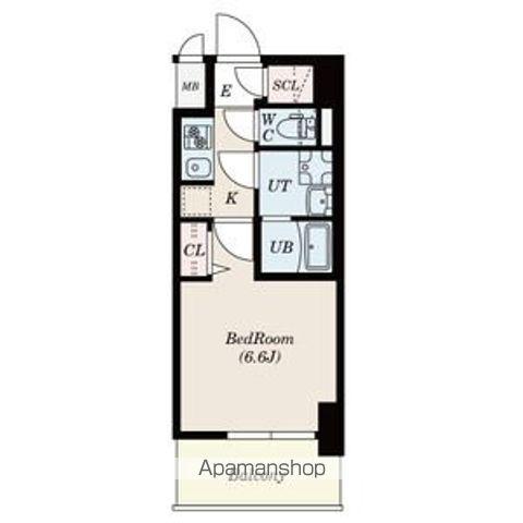 S-RESIDENCE上前津サウス(1K/8階)の間取り写真