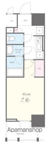 ROOTS BUNKYO OTOWA(1K/3階)の間取り写真