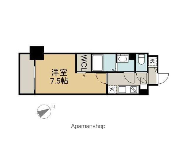 エスリード新栄プライム(1K/13階)の間取り写真