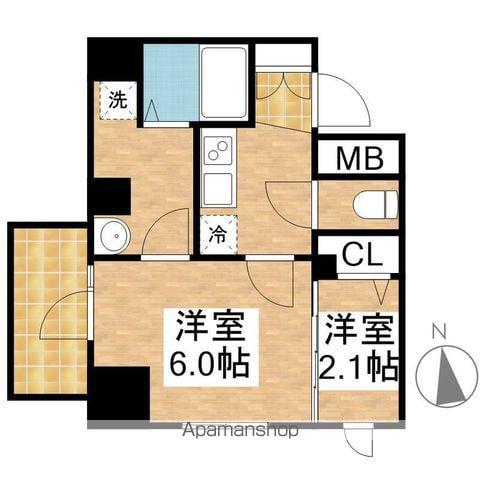 エスリード上前津セレーノ(2K/14階)の間取り写真